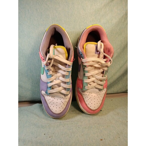 Nike Dunk Low Candy 2021 Size 7  Multicolor Leather Skate Sneakers